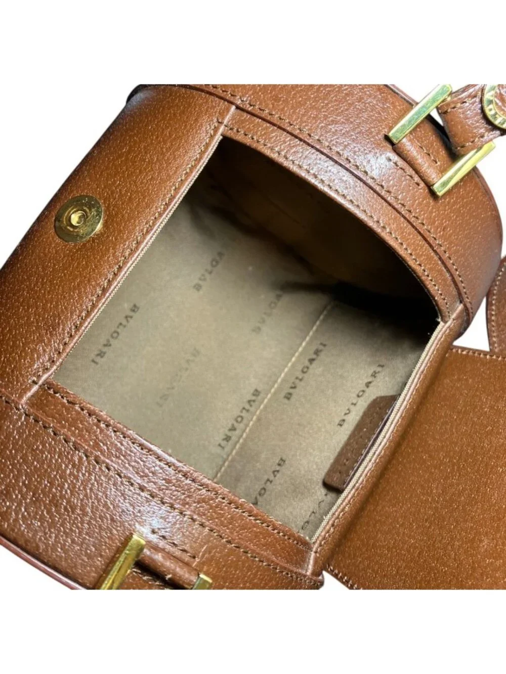 Bvlgari Drum Bag B.Zero1 Handbag Leather